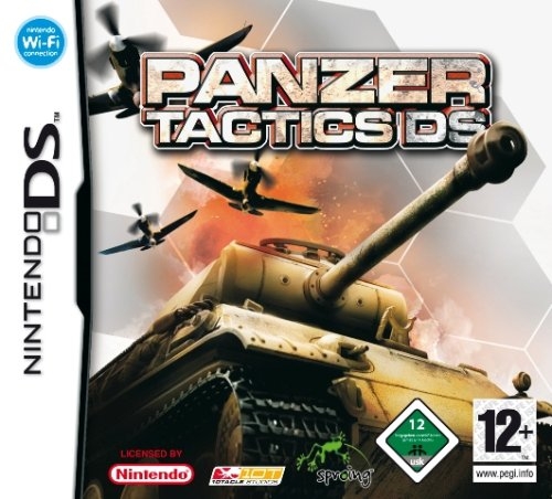 Panzer Tactics box art for Nintendo DS